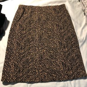 Beautiful animal print pencil skirt